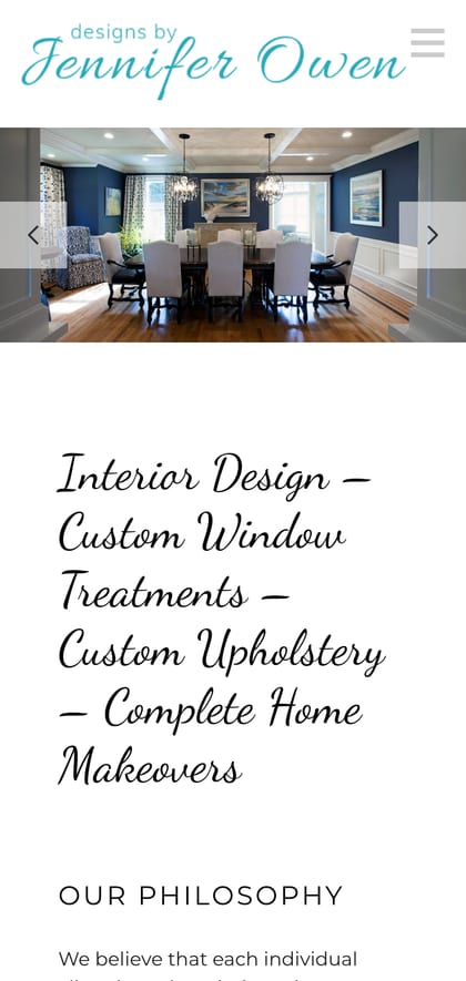 Designs by Jennifer Owen on mobile